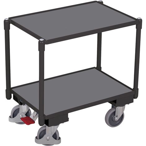 VarioFit Euro-System-Roller mit 2 Ladeflächen 10mm Rand RAL 7016 (1/4)