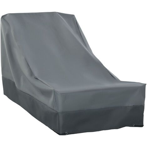 Outsunny 200x86x82cm Patio Furniture Cover for Chairs Water Resistant Protection (1/5)