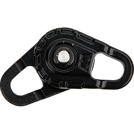1 pièce Poulie de Treuil en Métal Noir pour Voiture RC 1:10, Bloc de Traction Lourd pour Pièces de Modélisme (1/5)