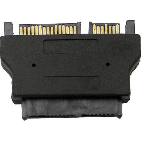 Adaptateur de disque dur SATA SATA7+15 broches mâle vers SATA7+9 broches femelle - Conversion Serialata (1/4)