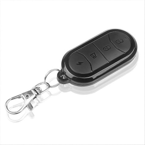 Télécommande de porte de garage/portail 433 MHz, clé de remplacement à 4 boutons (1/5)