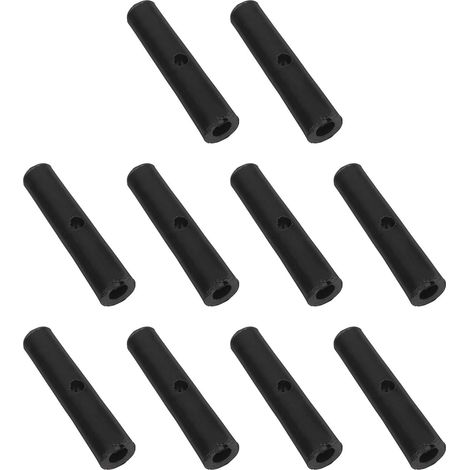Lot de 10 set de Embouts Baleine Parasol en Plastique, Accessoires de Réparation de Parapluies Faciles à Installer pour Pièces de Parapluie Pliables (1/5)