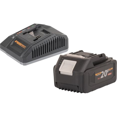 Procraft Starter Pack C20/4 Caricabatterie 20 V 4 A + 1x batteria 20/4 4,0 Ah