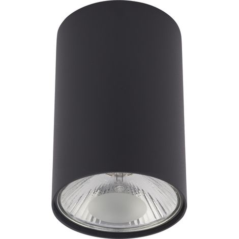 Spot rond moderne Spot de plafond gris