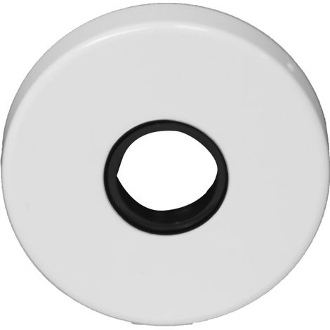 Rosace de béquille nylon - Décor : Blanc - Type : Clé L - NORMBAU (1/4)