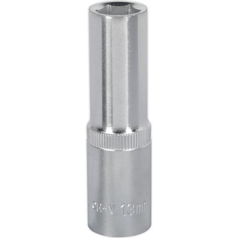Sealey Premier Deep Socket 1/2""Sq Drive 13mm S1213D