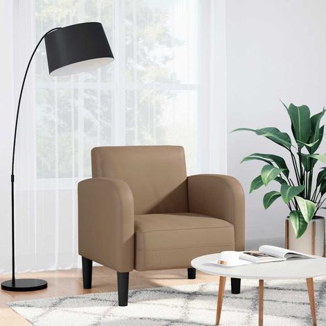 vidaXL Chaise de canapé avec accoudoirs cappuccino noir 54 cm (1/5)