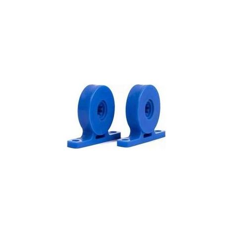Pièces détachées pour robot nettoyeur de piscine : roulement de turbine de rechange pour Polaris 180/280 C80 LL505G bleu (lot de 2 ou 4). (1/4)
