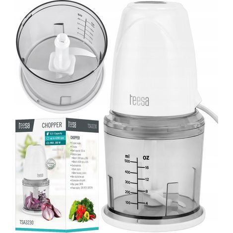 Trituradora eléctrica de frutas y verduras Teesa 500 ml