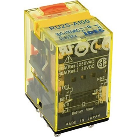 Idec RU Series Industrierelais Nennspannung: 24 V/AC Schaltstrom (max.): 10 A 1 St.