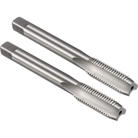 Robinet métrique M10 x 1,25 mm H2 HSS grossier 3 rainures droites 2pcs (M10 x 1,25 (1 PC)) (1/5)