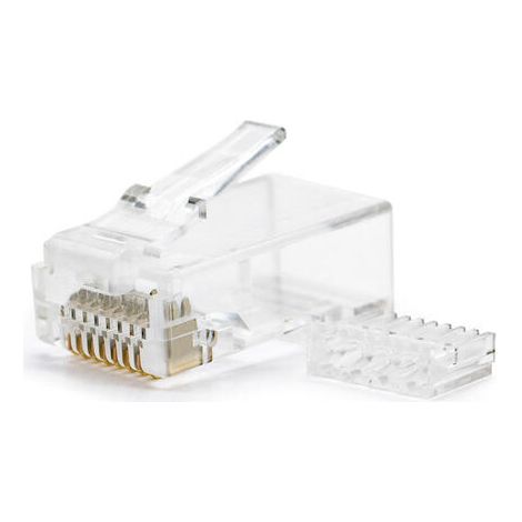 Conector RJ45 NANOCABLE 10.21.0201-100 Transparente (1/3)
