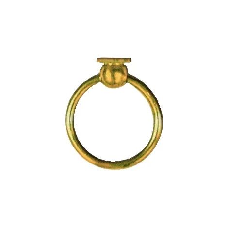 POIGNEE ANNEAU LAITON MEUBLE 16