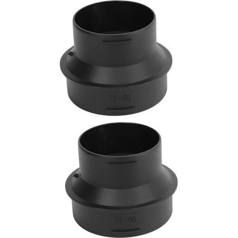 Webasto Lot de 2 raccords pour tuyau de conduit de chauffage, adaptateur de chauffage auxiliaire de 60 à 75 mm, raccord de tuyau de chauffage auxiliaire durable, pour chauffage Webasto (1/5)