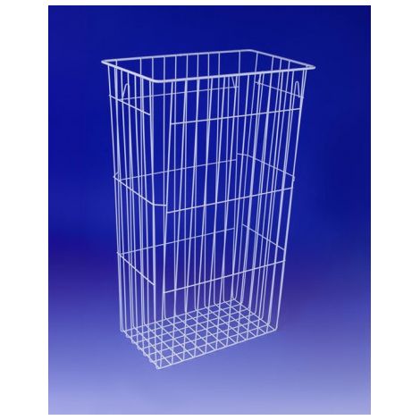 Panier grillagé CWS blanc type G401. 645x390x240mm