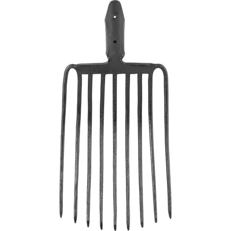 Kiesgabel F109, 9-zinkig, ohne Stiel
