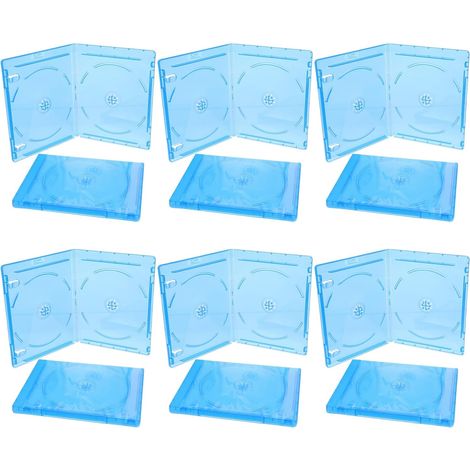 Boîtier CD en Plastique Semi-Transparent 12 Pièces (1/5)