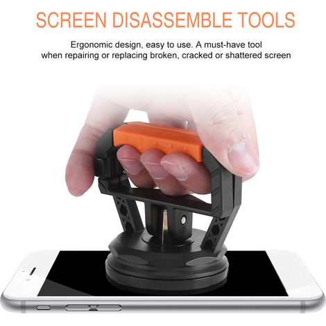 Kit D'outils De Réparation Multifonctionnel Pour Téléphones Avec Support Et Ventouse Pour Écran Amovible-KZQ (1/5)