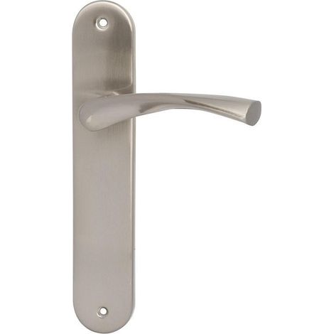 HERRAJES ALK manilla aluminio zeus 241x45 niquel satinado ,