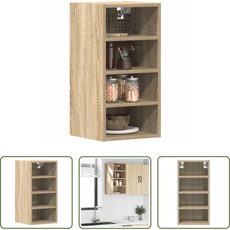 Holzwerkstoff - Hängeschrank Riga Sonoma-Eiche 30x29,5x60 cm Holzwerkstoff (1/5)