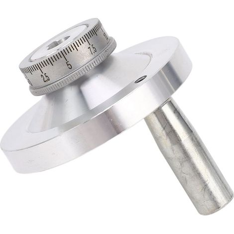 Volant en alliage d'aluminium de 80mm avec manette pour tours miniatures 7x12, 7x14 et modèles 0618 (1/5)