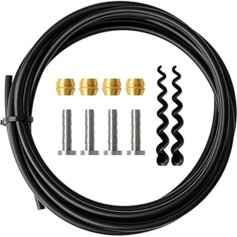 Kit de flexible de frein hydraulique 3m, compatible Shimano BH90, SRAM, ligne haute pression pour VTT/route (avec olives et inserts)