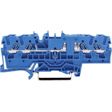 WAGO 2002-1804 elektrische Durchgangsklemme blau 4 Pole