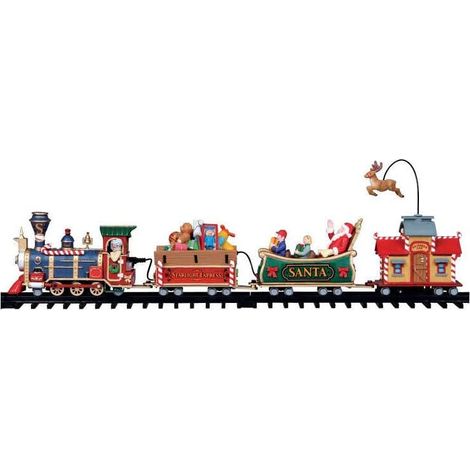 Lemax Set Of 17 Stralight Express 04232 Villaggio Di Natale (1/5)