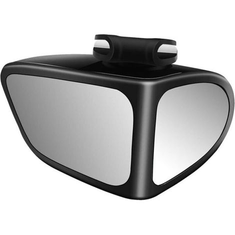 Rétroviseur Miroir dangle mort,Rétroviseur Miroir Grand Angle dangle mort Verre HD Rétroviseur réglable à rotation de 360 degrés Rétroviseur,aide Verre au rétroviseur convexe pour angle mort (1/4)