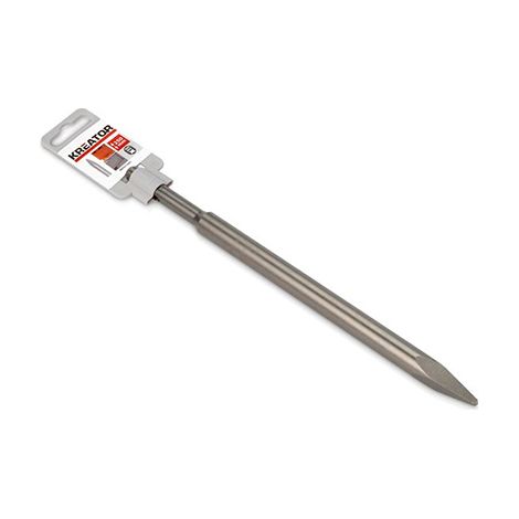 Cincel de punta "SDS Plus" con vástago SDS de 25cm de largo fabricado en acero (1/2)