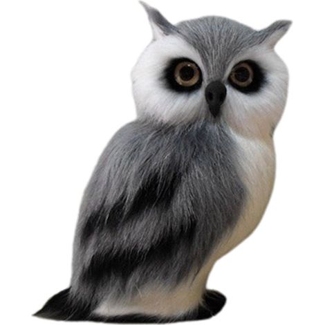 Hibou simulé réaliste pour décoration de vitrine, accessoire de photographie, modèle de jouet pour la maison (1/5)
