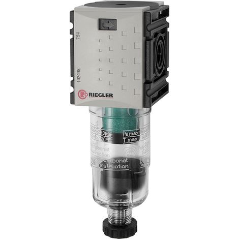 Riegler Mikrofilter »FUTURA-mini« mit PC-Behälter, BG 0, G 1/4, HA (1/4)