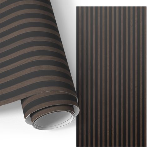Klebefolie für Möbel - Möbelfolie - Selbstklebefolie - für Couchtisch - Türen - Wohnzimmer - Schlafzimmer Vertikale Holzstreifen 50x100 cm