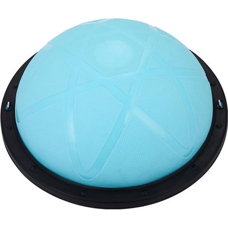 Ballon d'équilibre semi-circulaire givré de 58 cm, pied épaissi, antidéflagrant, équipement de fitness à domicile pour studio de yoga et Pilates (1/5)