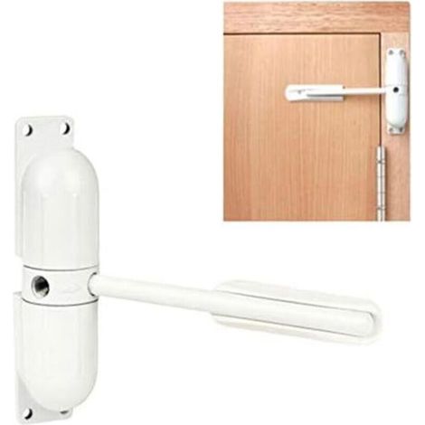 Automatic door closer with safety spring – Easy installation on swing doors, adjustable speed and braking at the end of travel