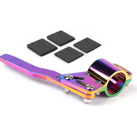 Car modification steering wheel turn signal pole extension rod extension rod quick-release adjustable control lever - Colorful (1/4)