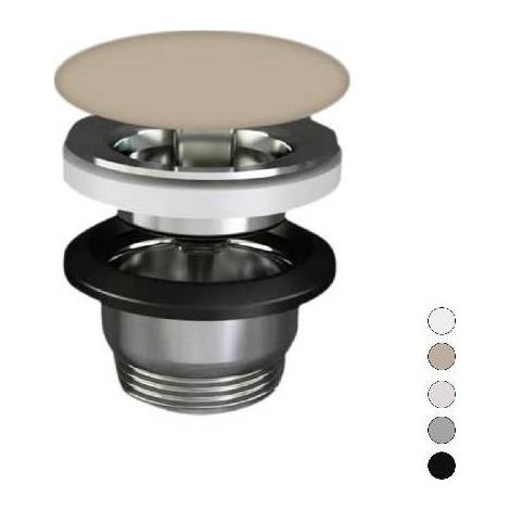 PILETTA LAVABO FEELING SENZA TROPPO PIENO Misura: Tappo Beige Opaco