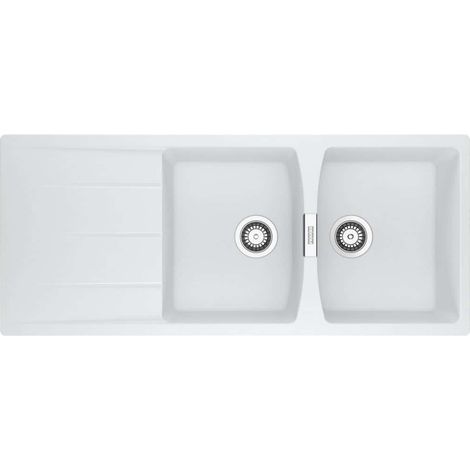 Evier Franke Centro Fragranit+ CNG621 Auto - Blanc Artic (moucheté) (1/2)