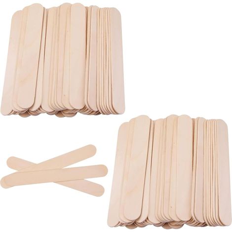 Spatules À Cires, Spatules Épilation En Bois, Bâtons De Cire En Bois, 100 Pièces Spatule Bois Pour Cire, Spatule Bois Epilation Bâtons, Spatule Cire Epilation Jetable, Bâtons Applicateurs À Cire (1/5)