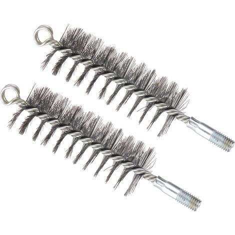 2Pcs Brosse Alésage Diamètre 45mm Brosse Nettoyage Ton Argenté (1/5)