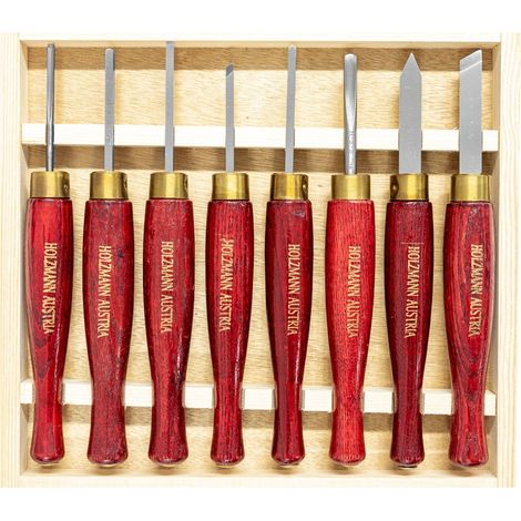 Set sgorbie scalpelli per micro tornitura tornio legno Holzmann hm8tlg