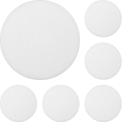 6 Stück blendfreie Diffusor-Lampenschirme für Deckenstrahler, Leuchtenzubehör-9.90X9.90X0.10CM-White (1/4)
