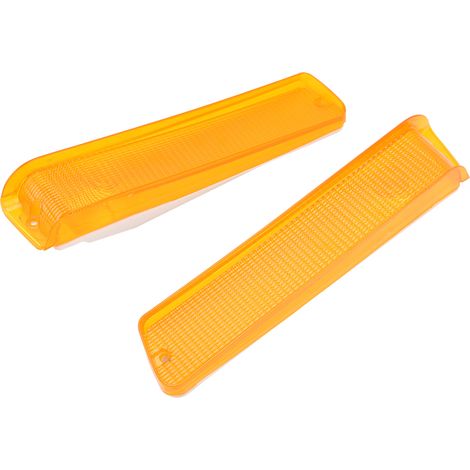 Paire de verres de clignotants avant Ford Bronco 1978-1979, optiques jaunes sans ampoules, pièce de remplacement auto. (1/5)