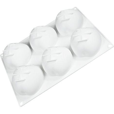 Molde para hornear pudín de manzana de 6 cavidades, moldes