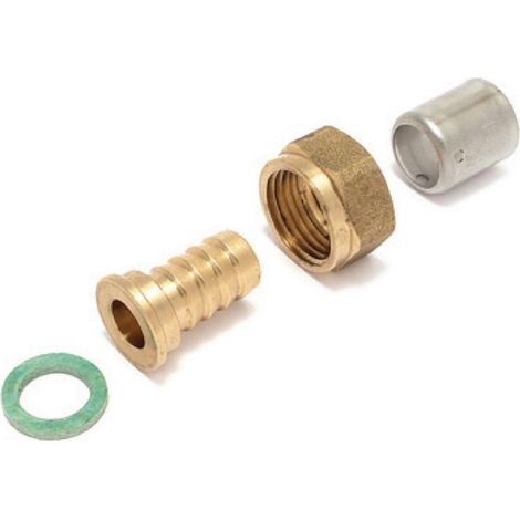 raccord droit à écrou libre - tube per à sertir - diamètre 12 vers femelle à visser 12 x 17 - altech (1/2)