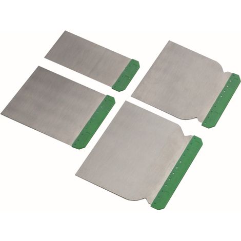 Spatules métalliques, lot de 4.
