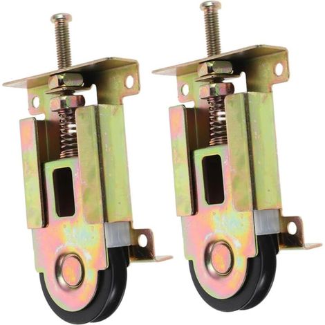 2 Pack Ball Bearing Sliding Door Rollers Closet Door Hardware Barn Door Furniture Hardware Wardrobe Sliding Door (1/5)