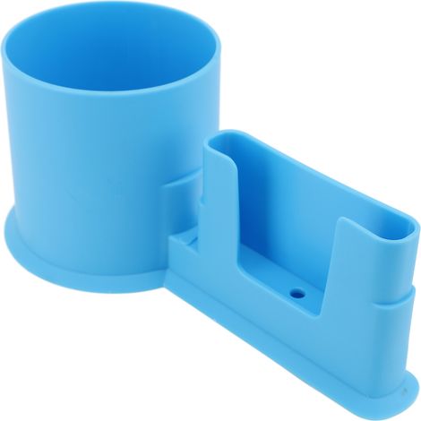 Porte-gobelet pour paddleboard, support vertical en polypropylène bleu résistant, compatible avec bouteilles d'eau et téléphones portables. (1/5)