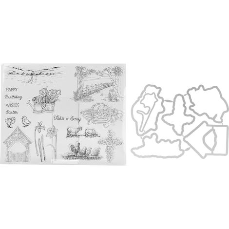 Tampon Transparent Réutilisable DIY pour Cartes Scrapbooking et Albums Photo (1/5)