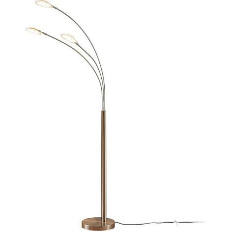 [GEBRAUCHT] B-Ware Lindby Led Stehlampe Anea Stehleuchte Lampe Leuchte Licht Led 3 Flammig Nickel